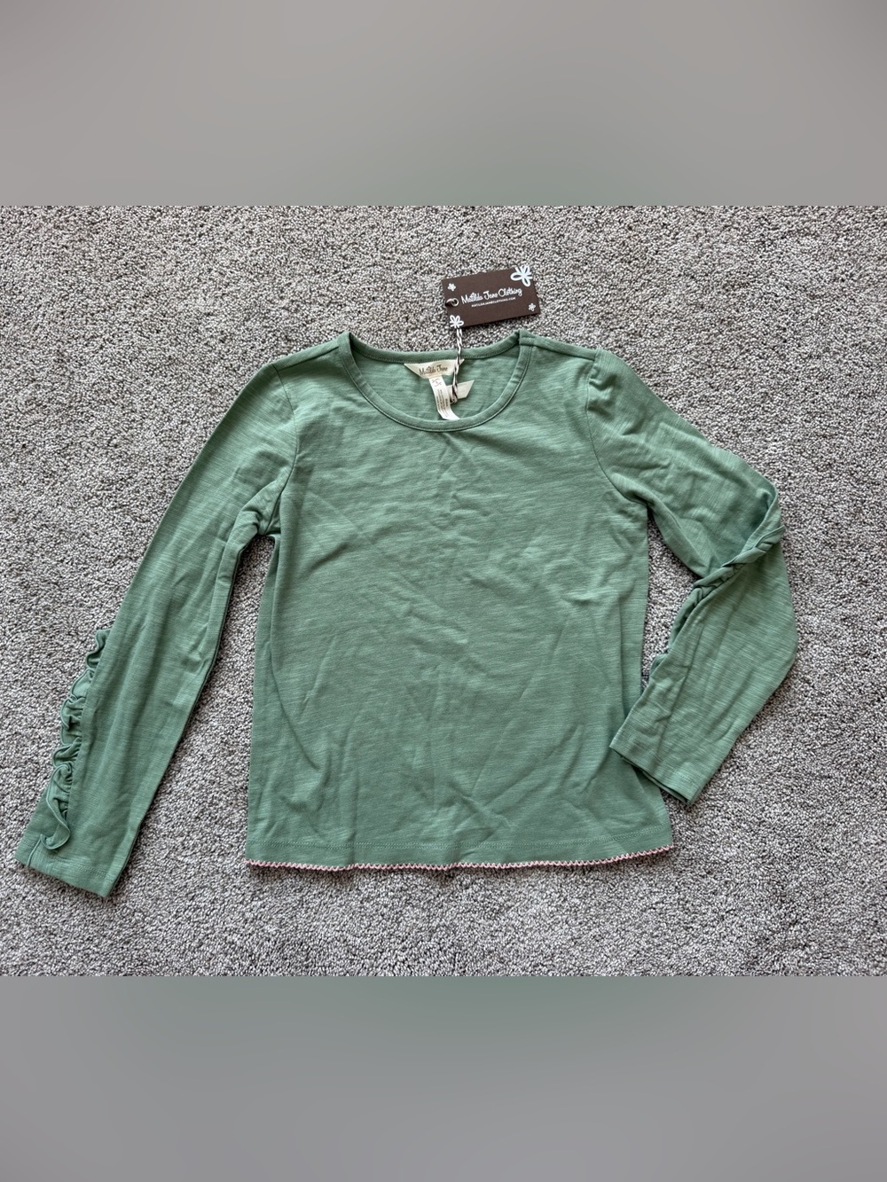 NEW Matilda Jane Green Long Sleeve Top- Size 8